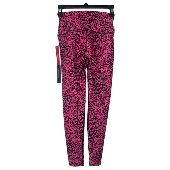 Carbon 38 Swirly Leopard Printed 7/8 Legging - Picture 2 of 11